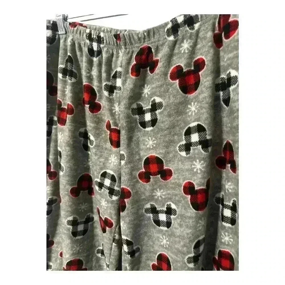 Disney Mickey Mouse Womens Fleece Pajama Bottoms, Large - Picture 2 of 5